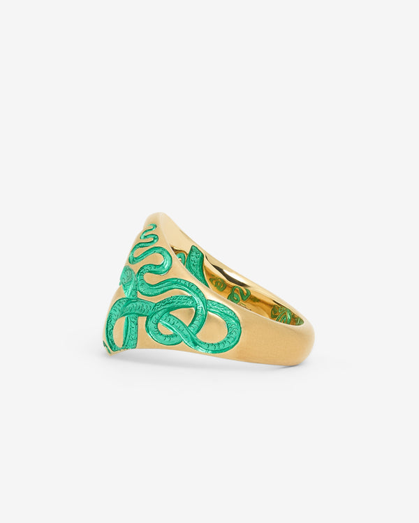 Castro - Soeak In Tongues Ring - (Green)