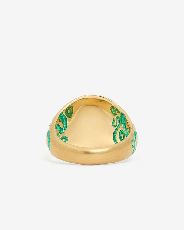 Castro - Soeak In Tongues Ring - (Green)