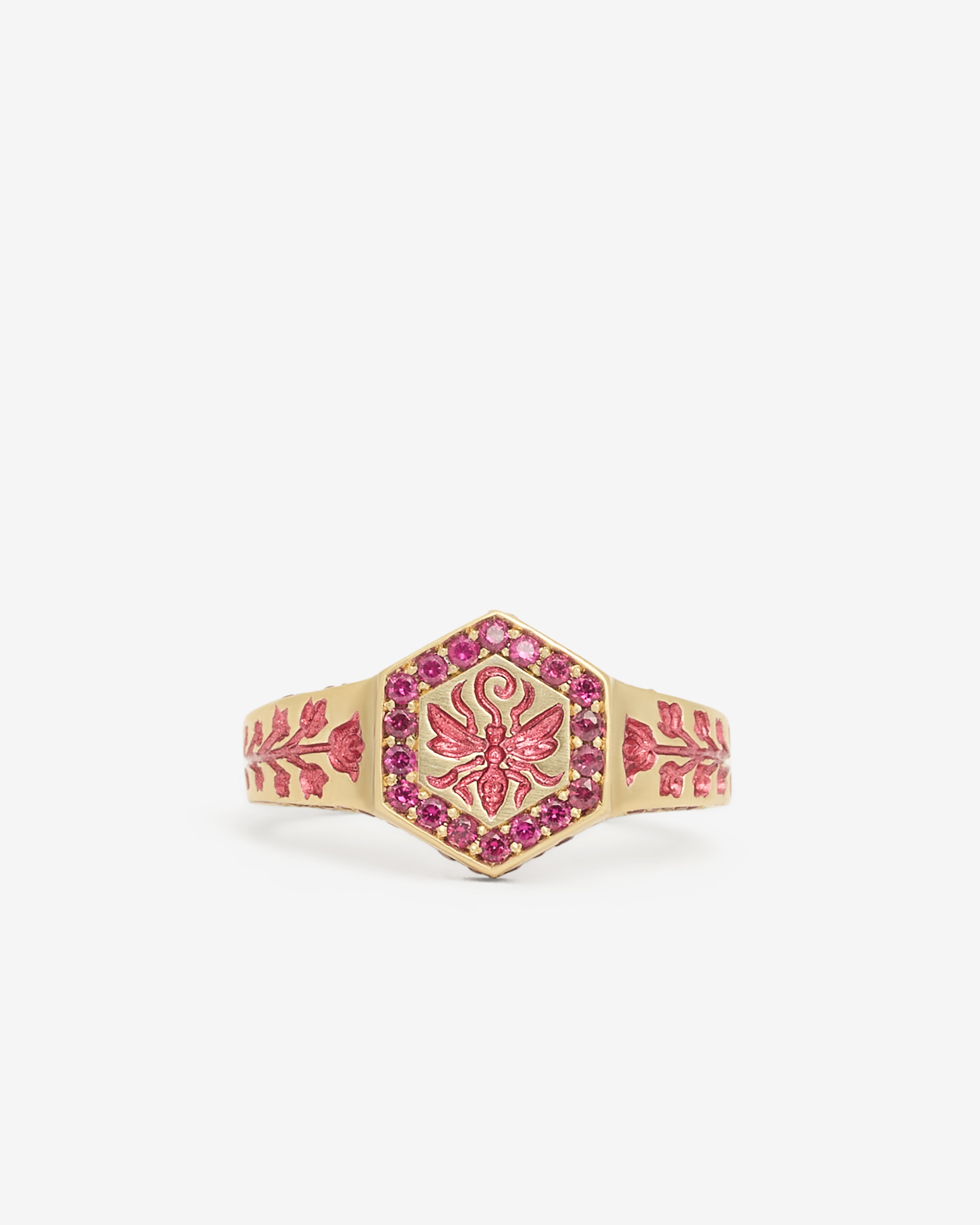 Castro: Bee Hexagon Signet (Pink) | Dover Street Market London