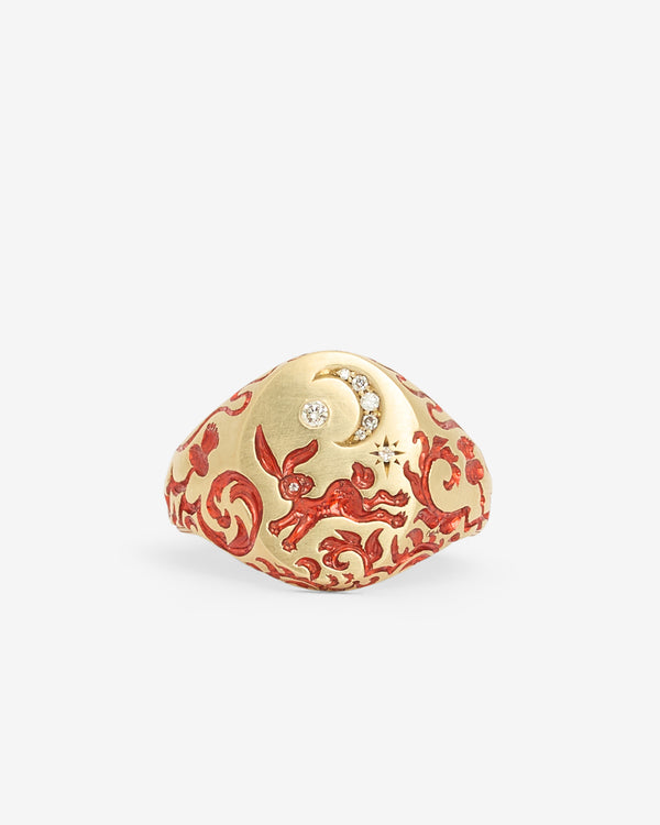 Castro - Mini Rabbit Signet - (Red)