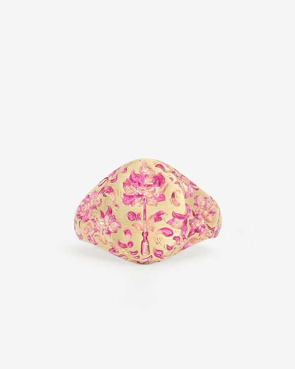 Castro - Vase Of Peonies Signet - (Pink)