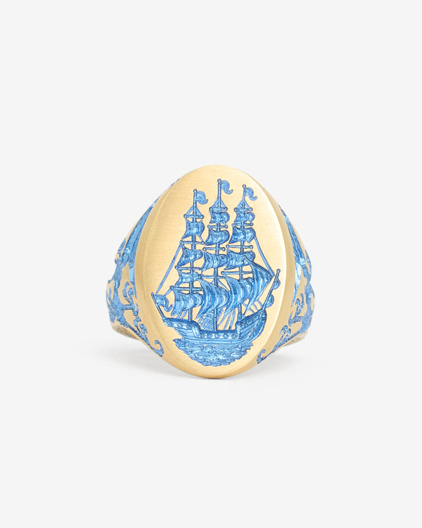 Castro - Siren's Ship Signet - (Blue)