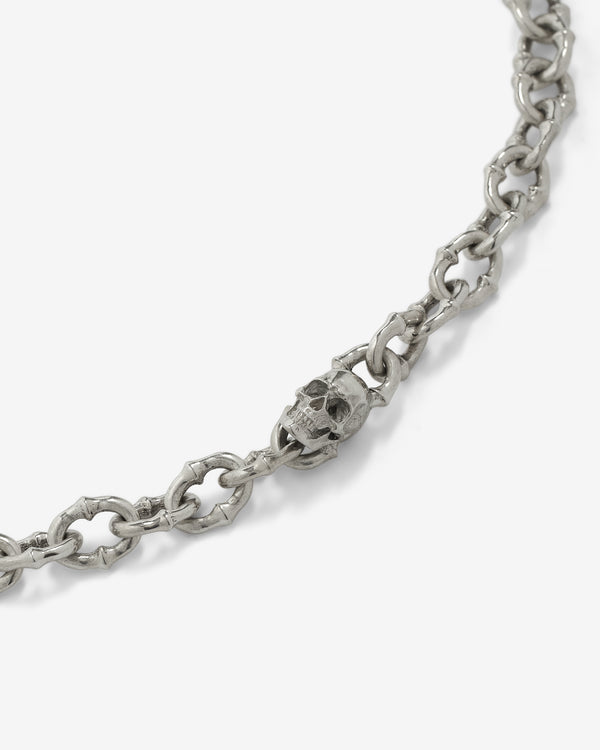 13 Lucky Monkey - Aletha Anchor Link Necklace - (Silver)