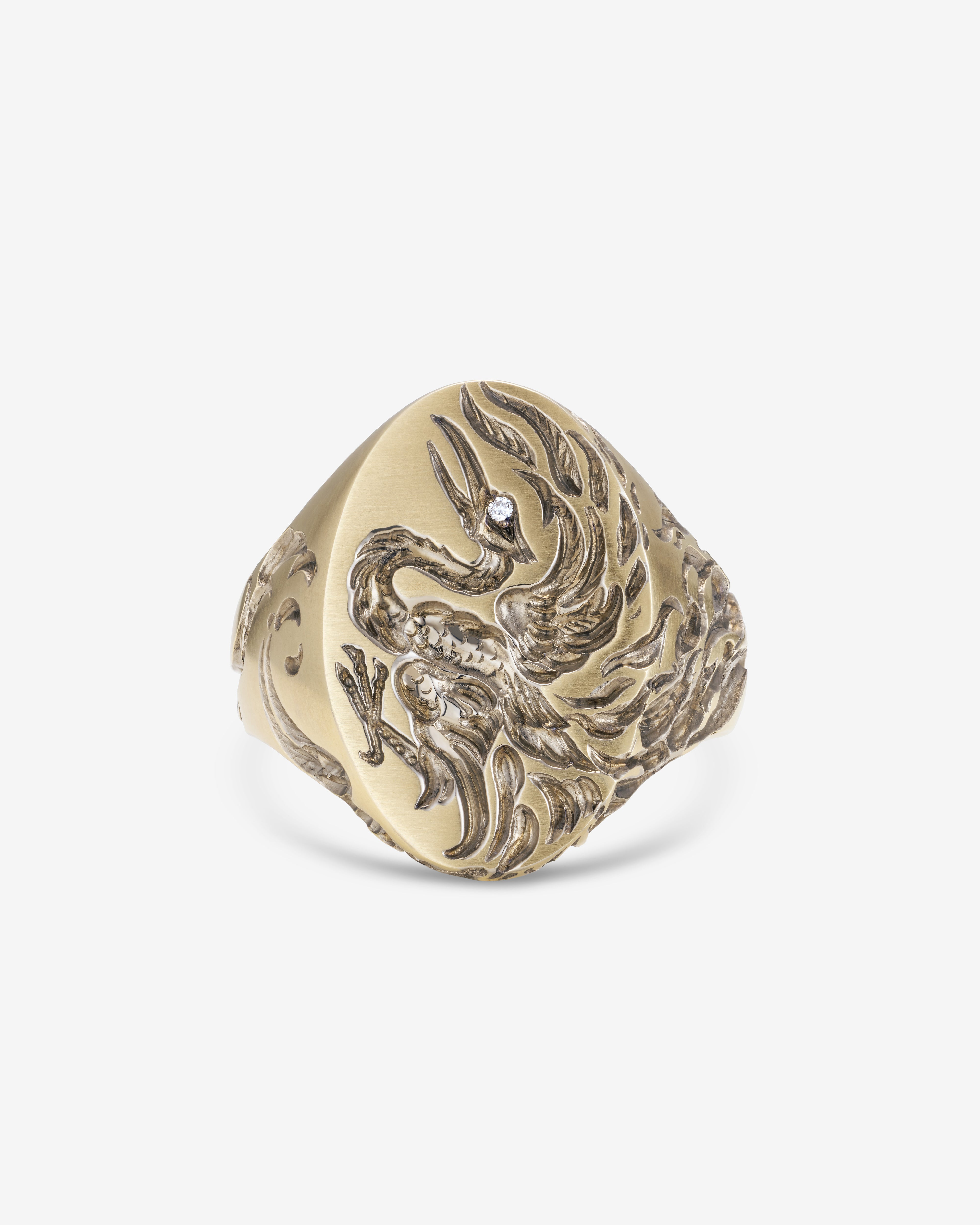 Castro : Phoenix Signet Ring (Black) | Dover Street Market London