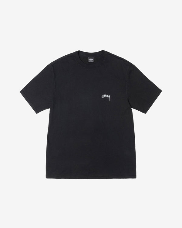 Stüssy - Men's Smooth Stock Pigment Dyed T-Shirt - (Black)