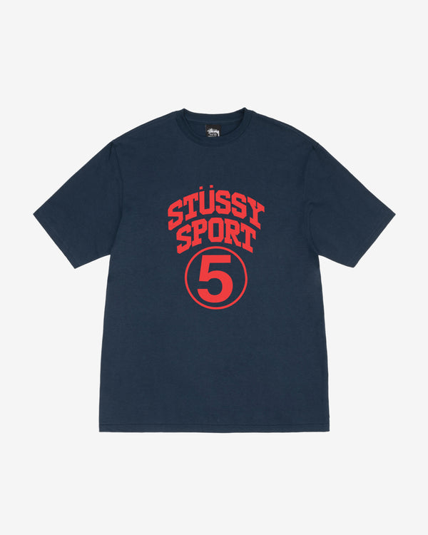 Stussy - Men's 5 Sport Tee - (Navy)