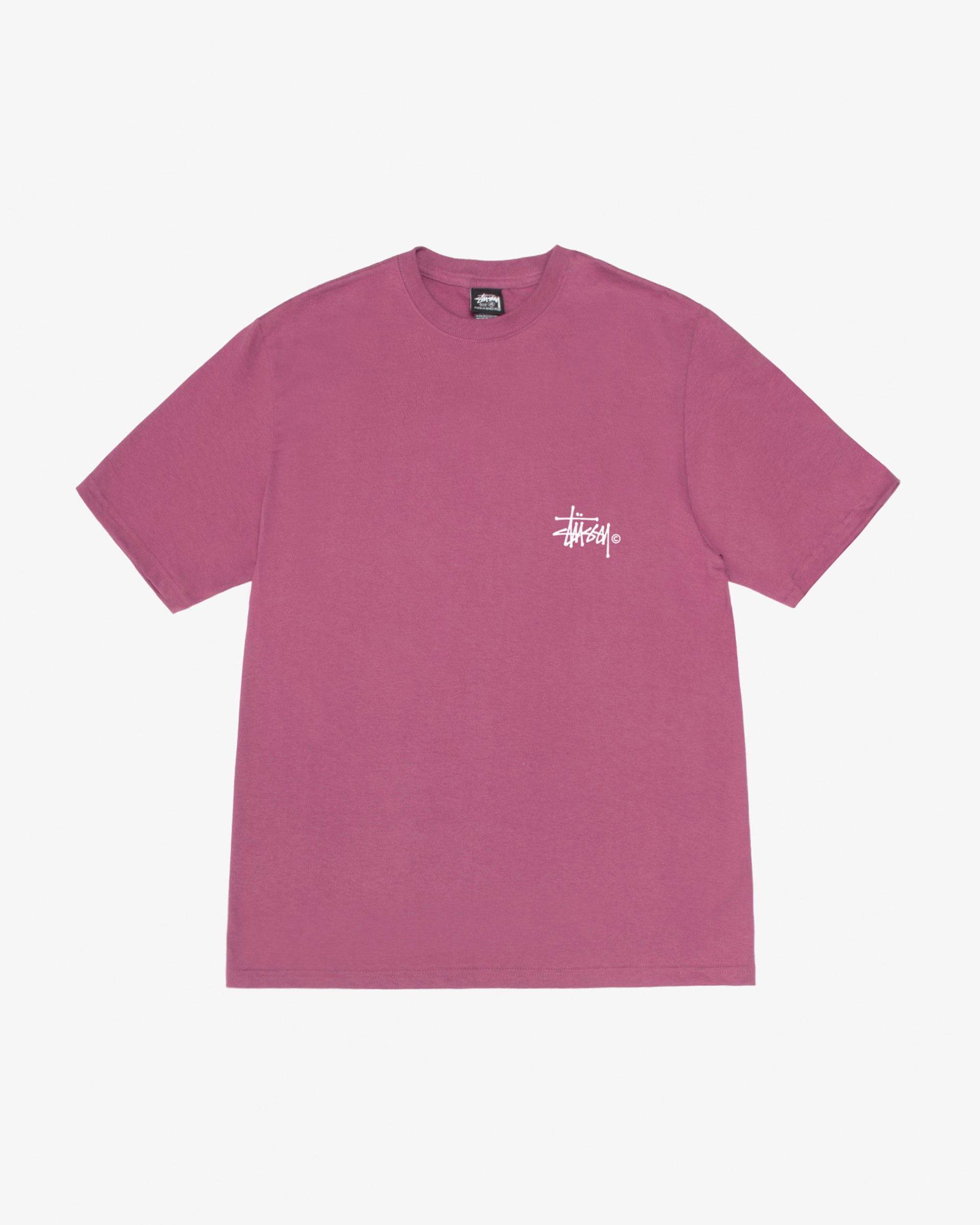 Stussy: Men's Grassfed Tee (Berry) | DSML E-SHOP