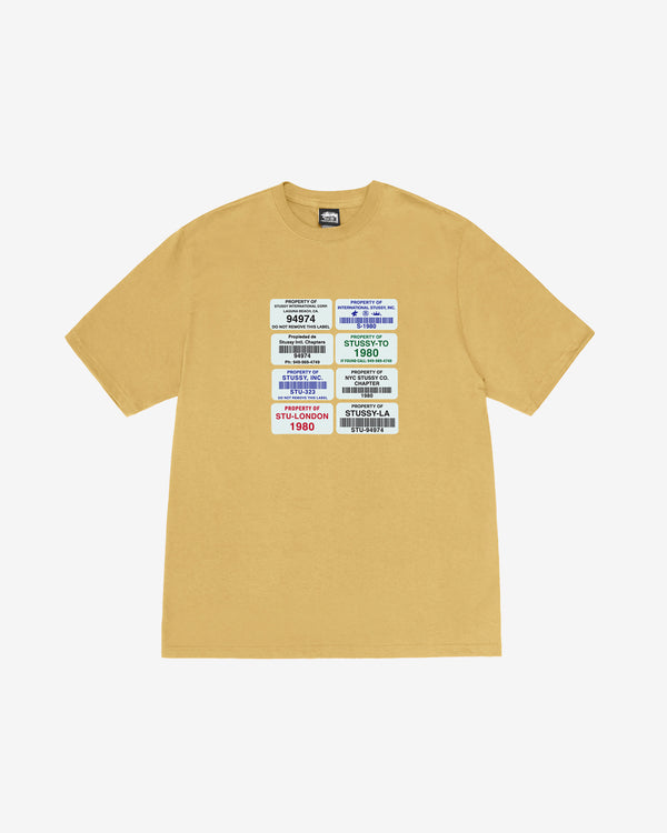 Stüssy - Men's Codes Tee - (Curry)