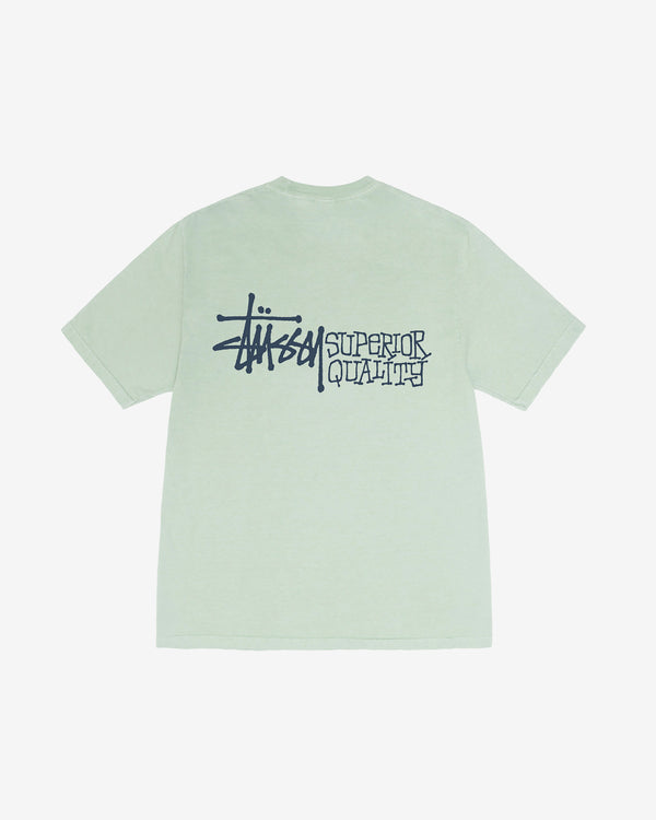 Stüssy - Men's Superior Quality Pig. Dyed Tee - (Green)