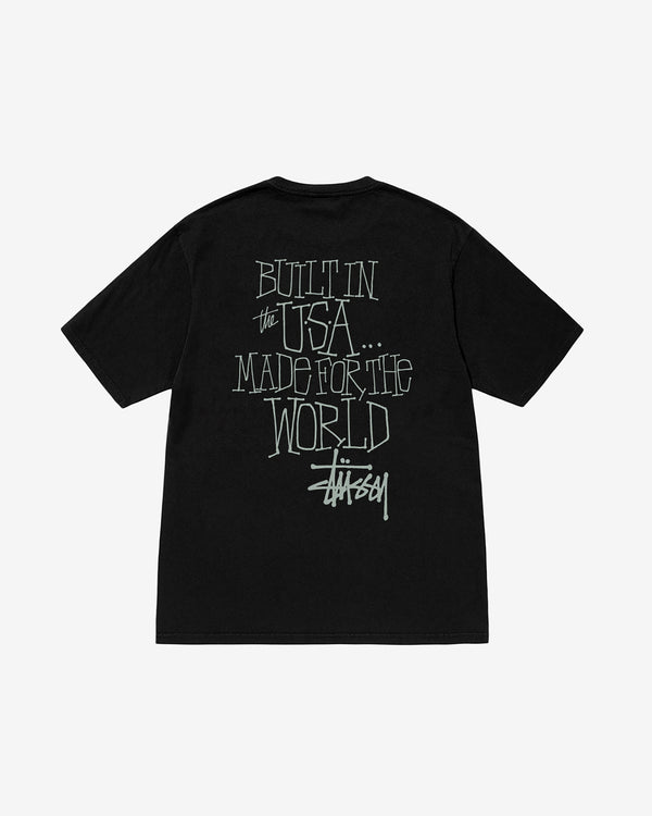 Stüssy - Men's Built In Usa Pig. Dyed Tee - (Black)