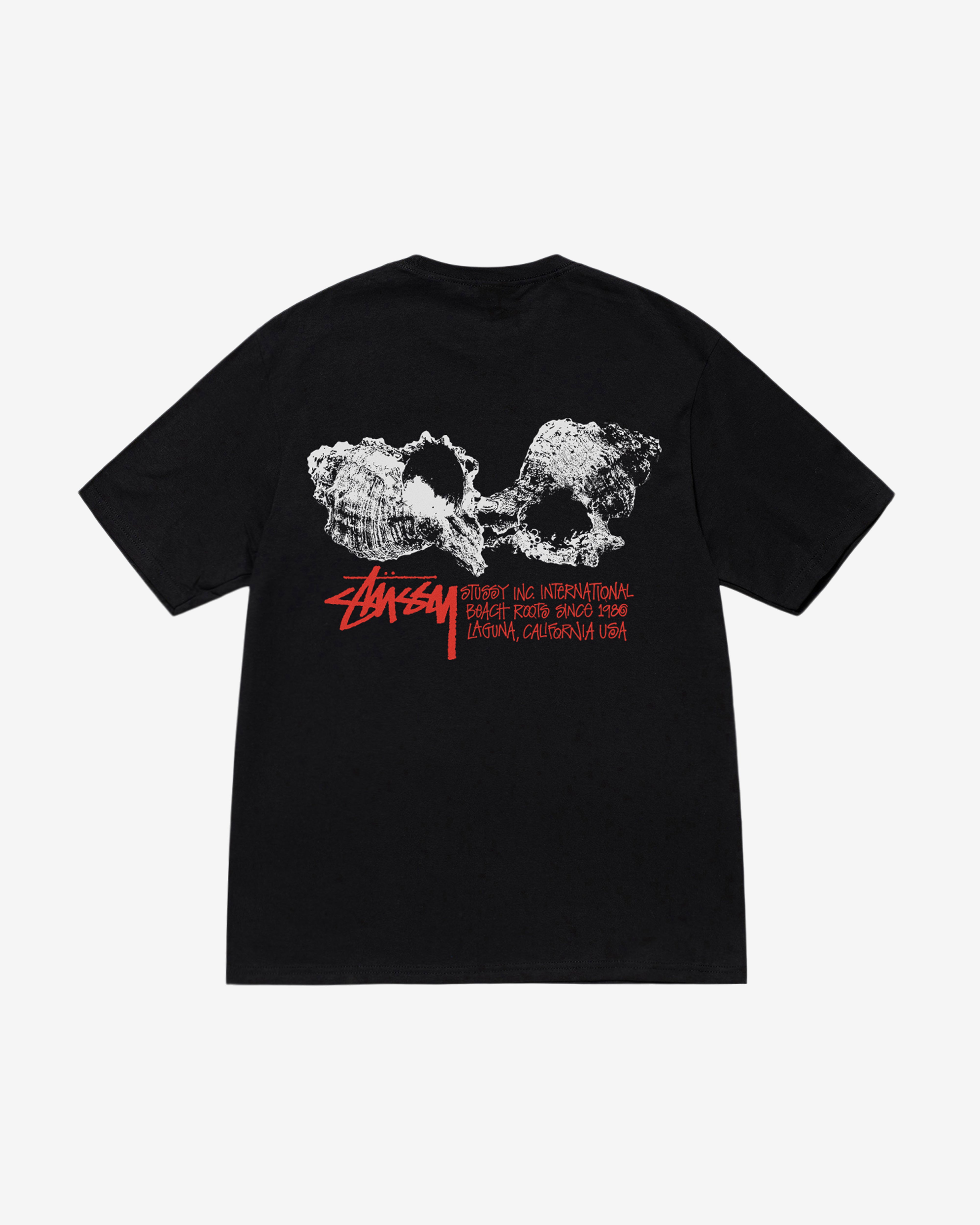 Stüssy: Men's Shells Tee (Black) | DSML E-SHOP