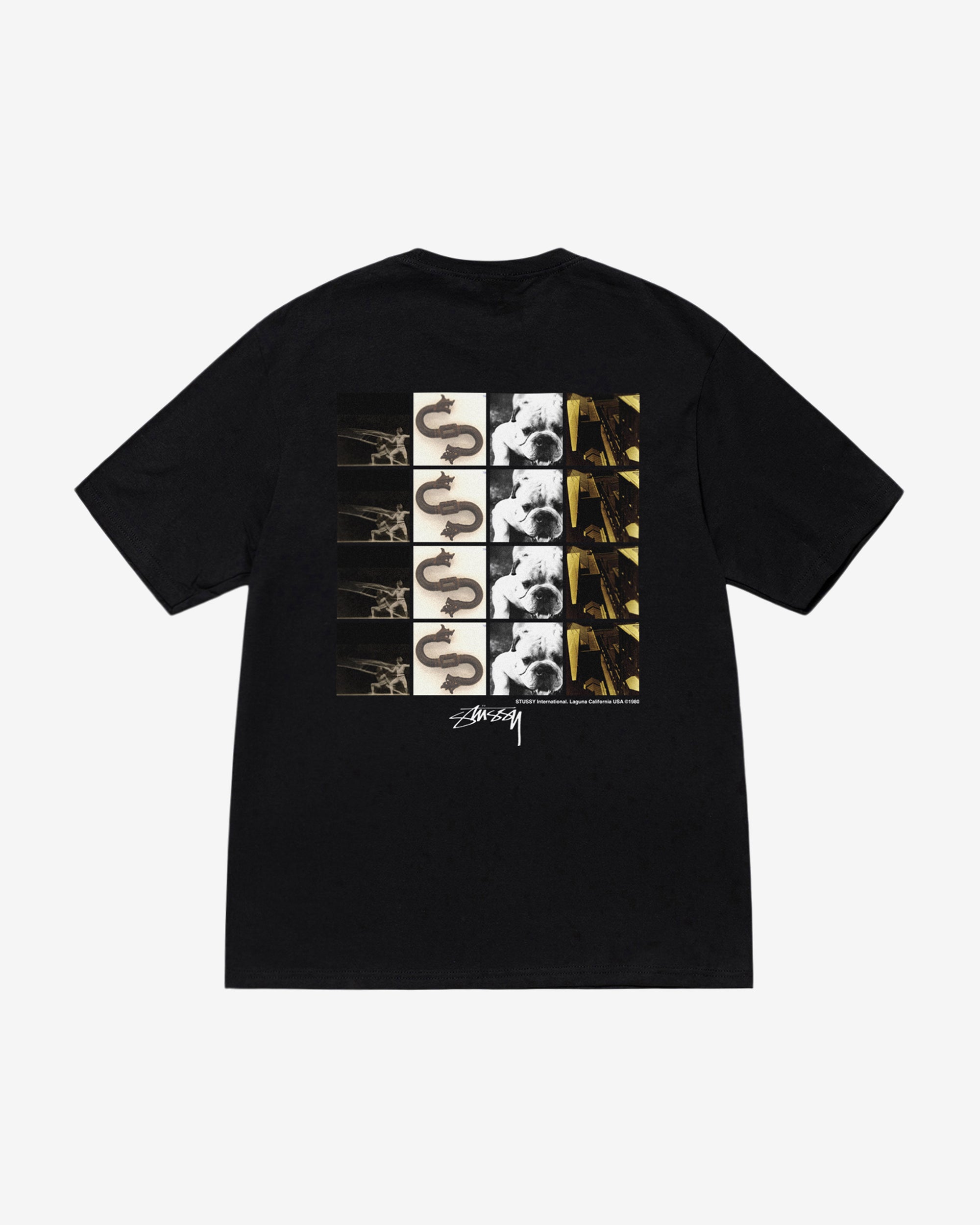 Stüssy: Men's Grid Tee (Black) | DSML E-SHOP