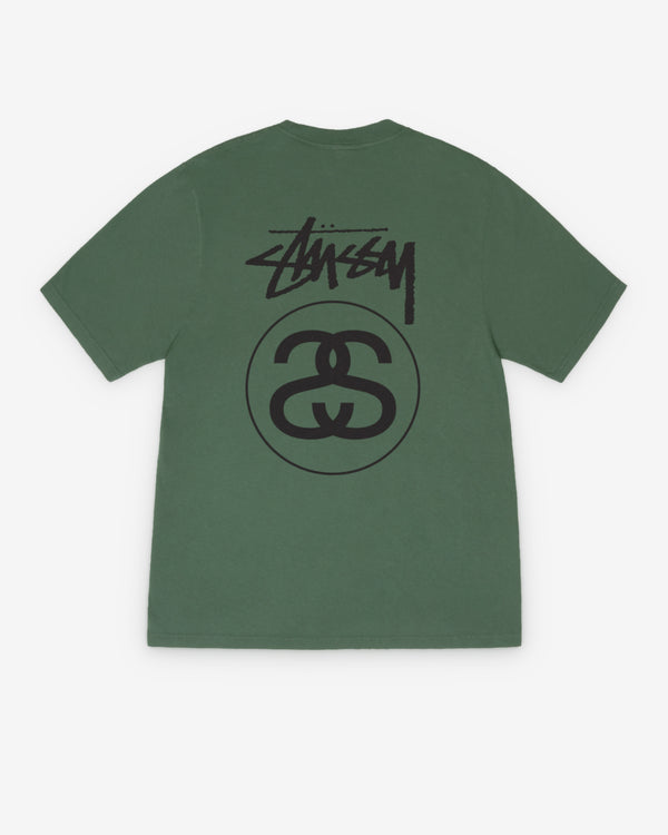 Stüssy - Stock Link Pigment Dyed T-Shirt - (Pine)