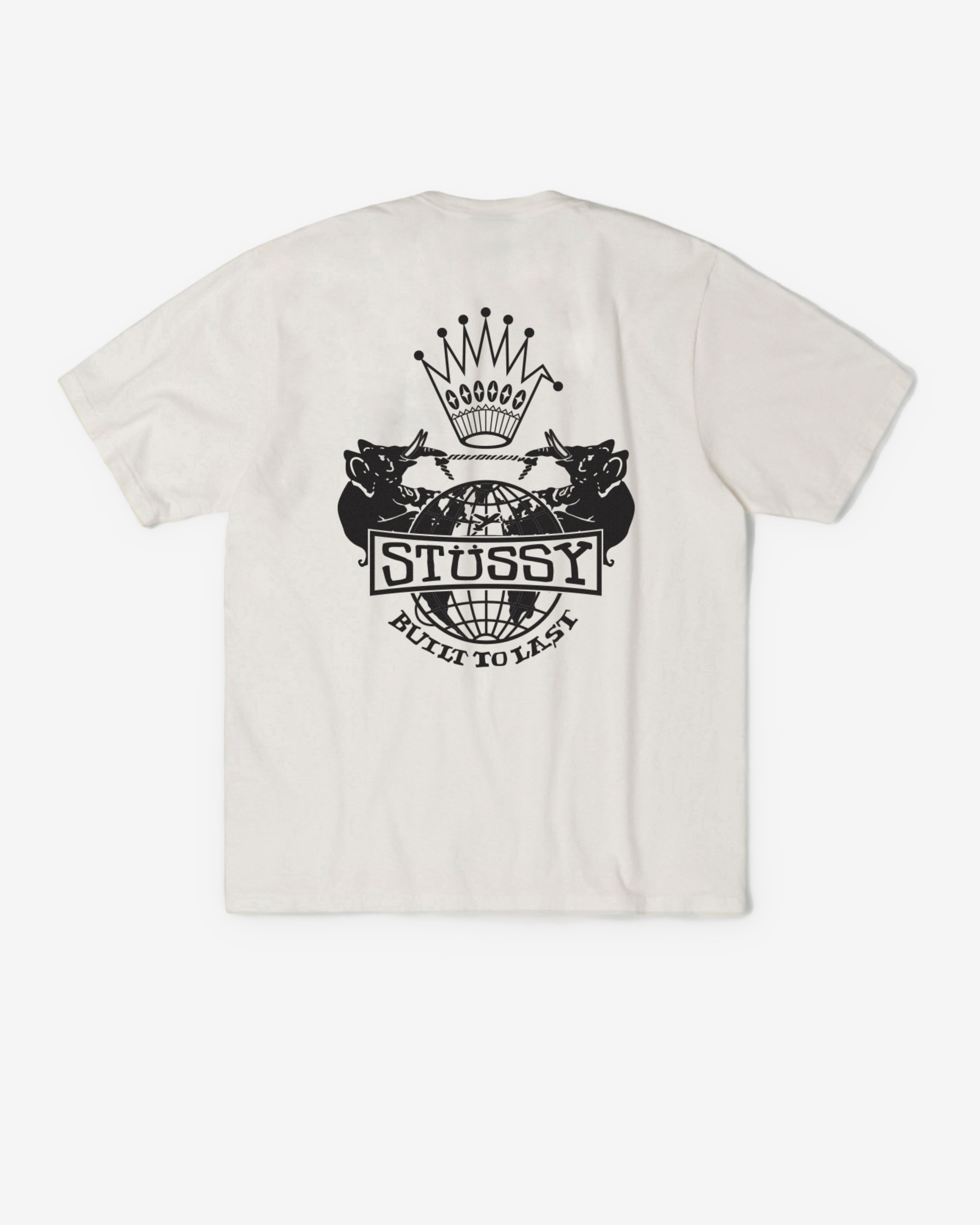 Stüssy: Men's Built To Last Pig. Dyed Tee (Natural) | DSML E-SHOP