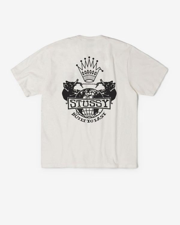 Stüssy - Men’s Built To Last Pig. Dyed Tee - (Natural)