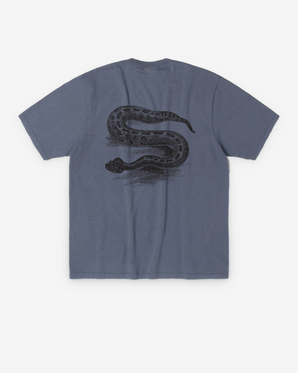Stüssy - Men’s Serpent Pig. Dyed Tee - (Navy)