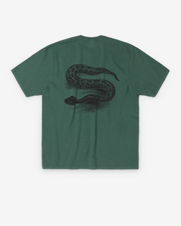 Stüssy - Men's Serpent Pig. Dyed Tee - (Pine)