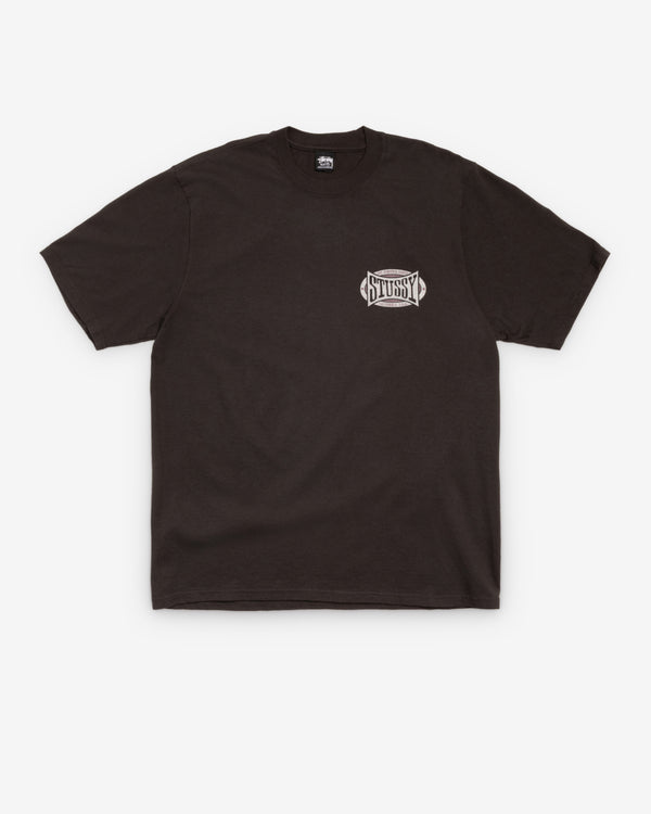 Stüssy - Champion Oval Pigmentment Dyed T-Shirt - (Faded Black)