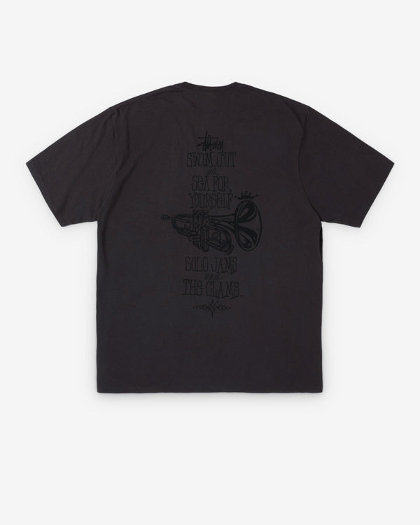 Stüssy - Swim Out Pigment Dyed T-Shirt - (Faded Black)