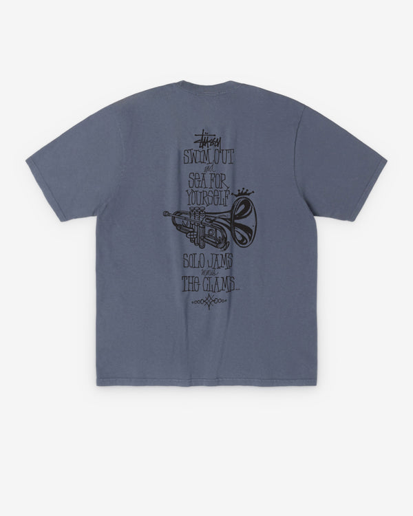Stüssy - Swim Out Pigment Dyed T-Shirt - (Navy)