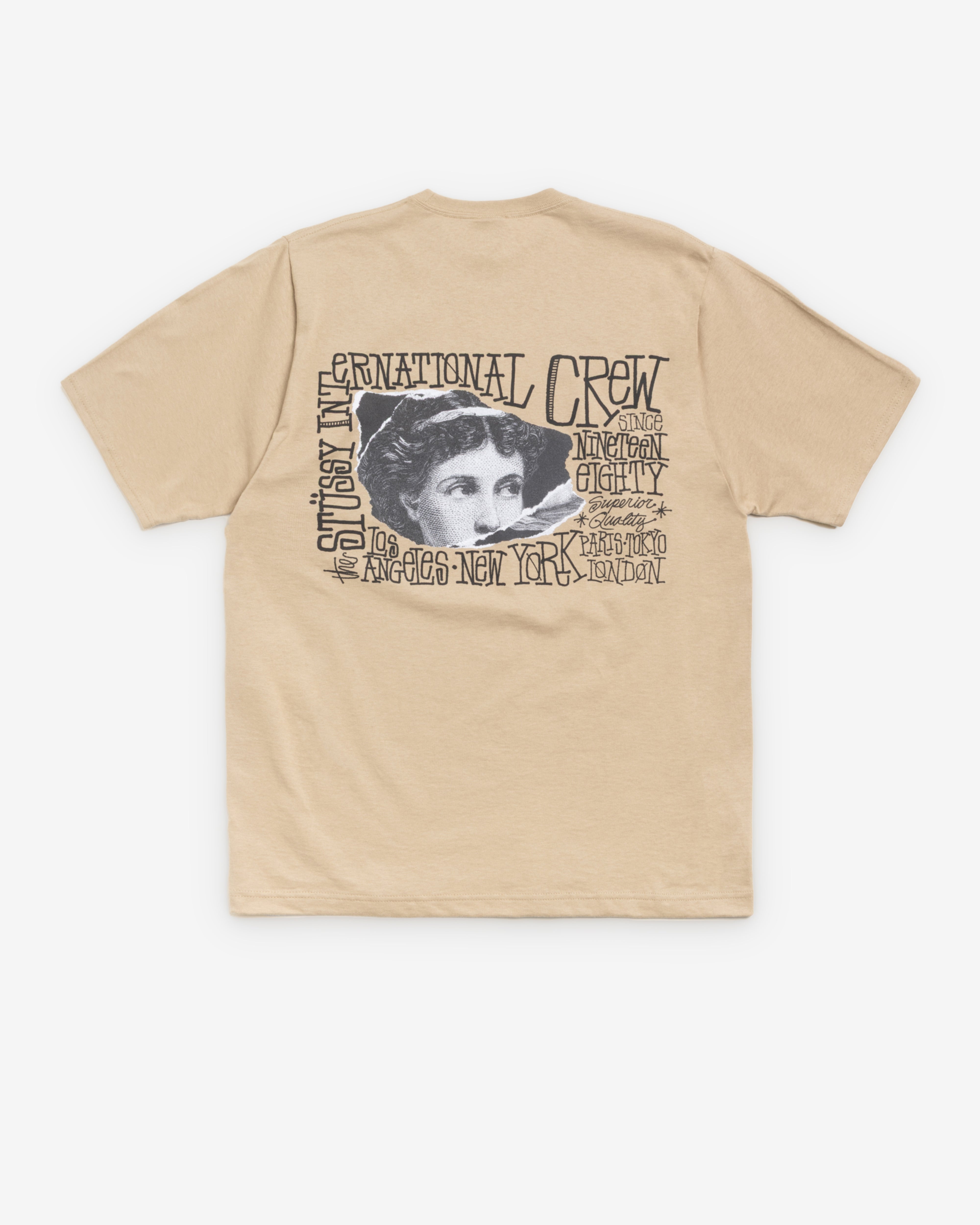 Stüssy: Men's Victoria Tee (Khaki) | Dover Street Market London
