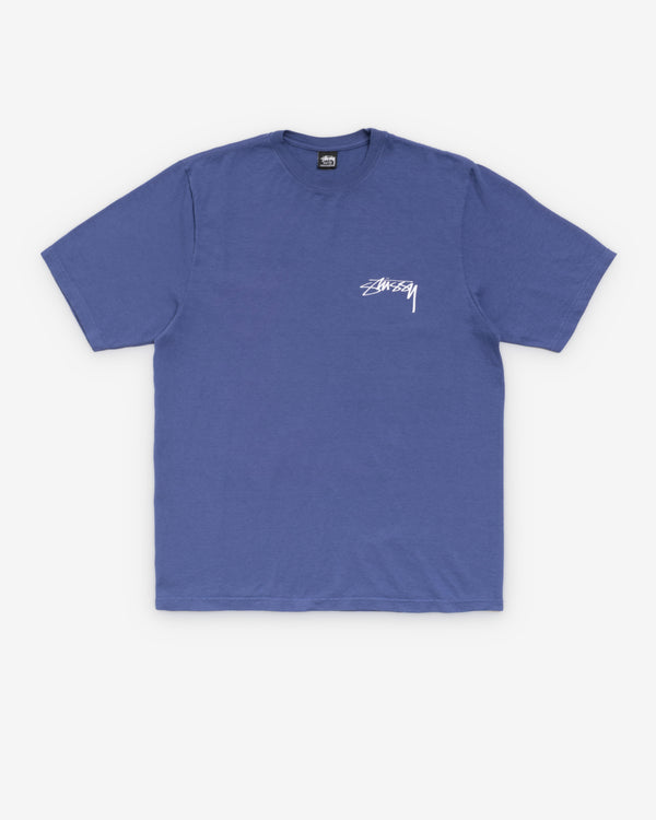 Stüssy - Men's Skate Stack Pig. Dyed Tee - (Indigo)