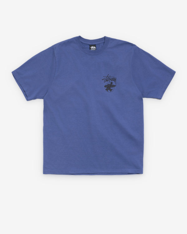 Stüssy - Men's Long Haul Pig. Dyed Tee - (Indigo)