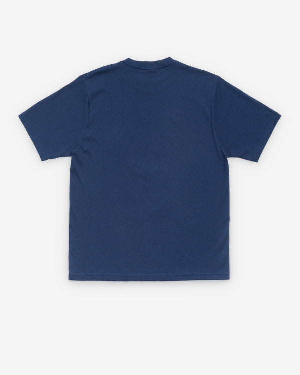 Stüssy - Men's S Flower Tee - (Navy)