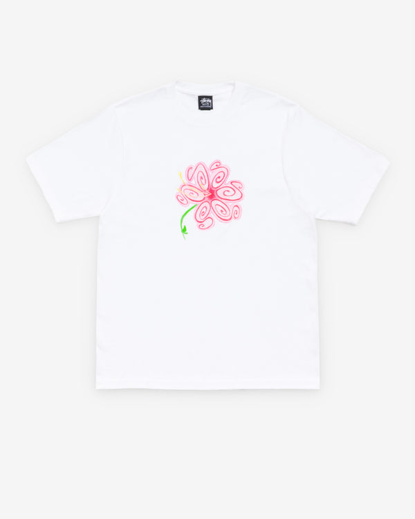 Stüssy - Men's S Flower Tee - (White)