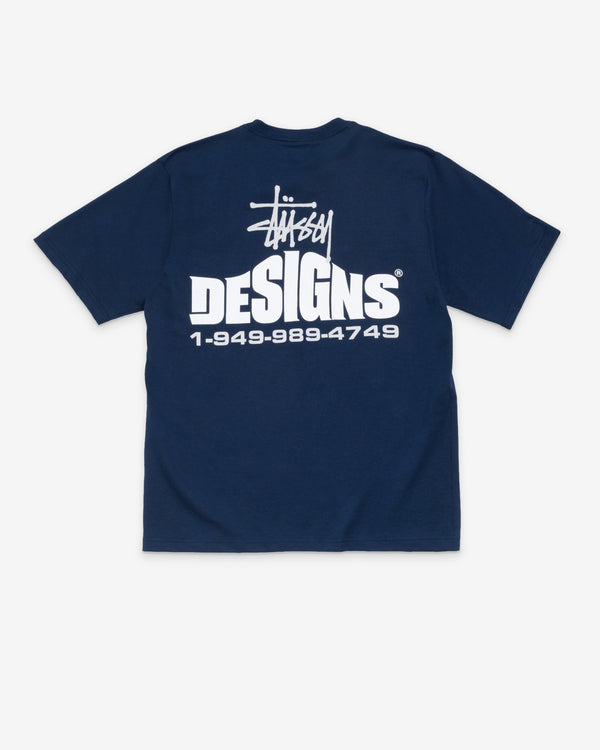 Stüssy Men's Designs Tee - Navy