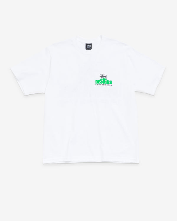 Stüssy Men's Designs Tee - White