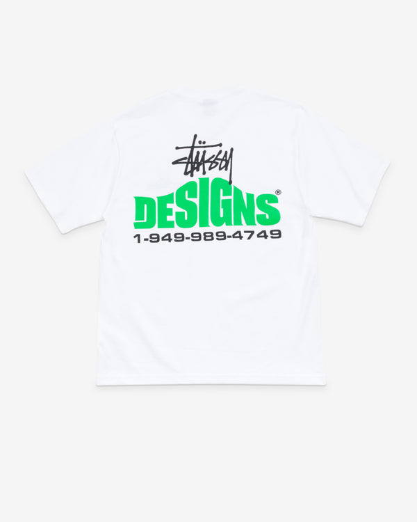 Stüssy Men's Designs Tee - White