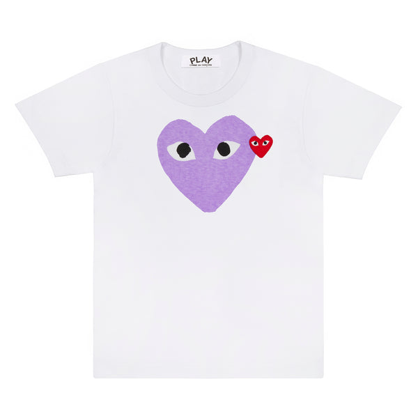 Play - Purple Heart T-Shirt - (White)