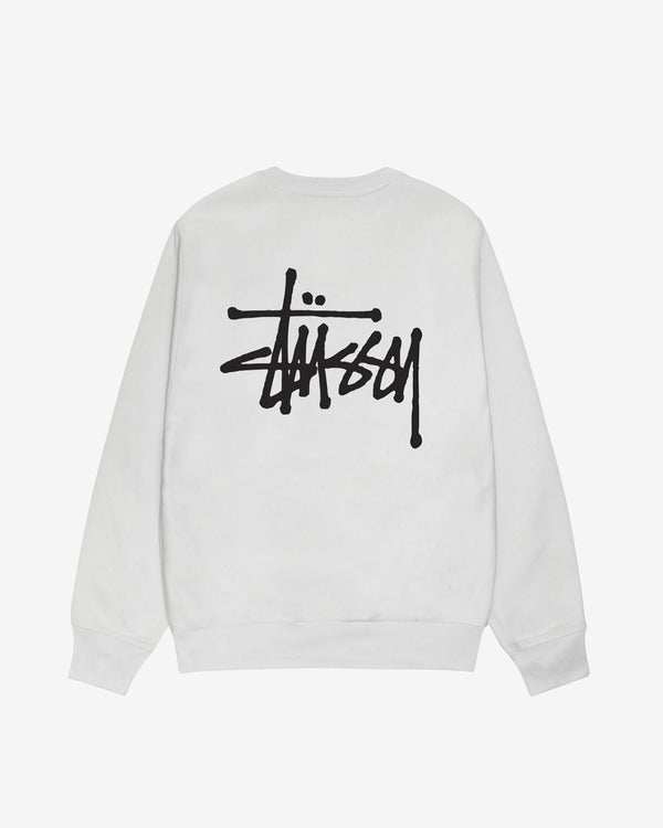 Stüssy - Men's Basic Stüssy Crew - (Fog)