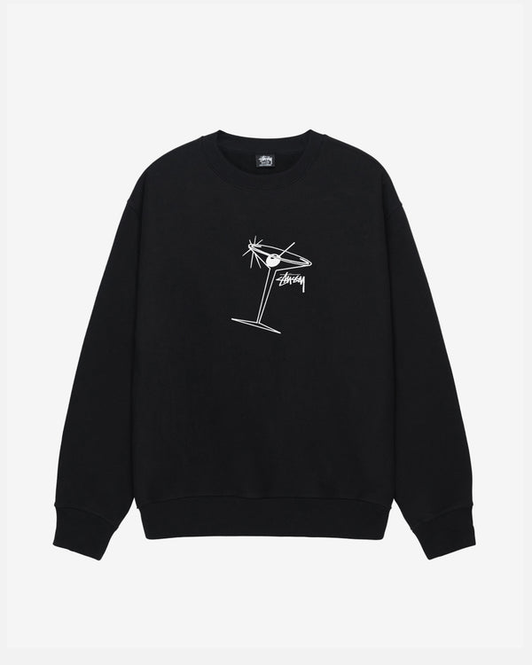 Stüssy - Men's Martini Crew - (Black)