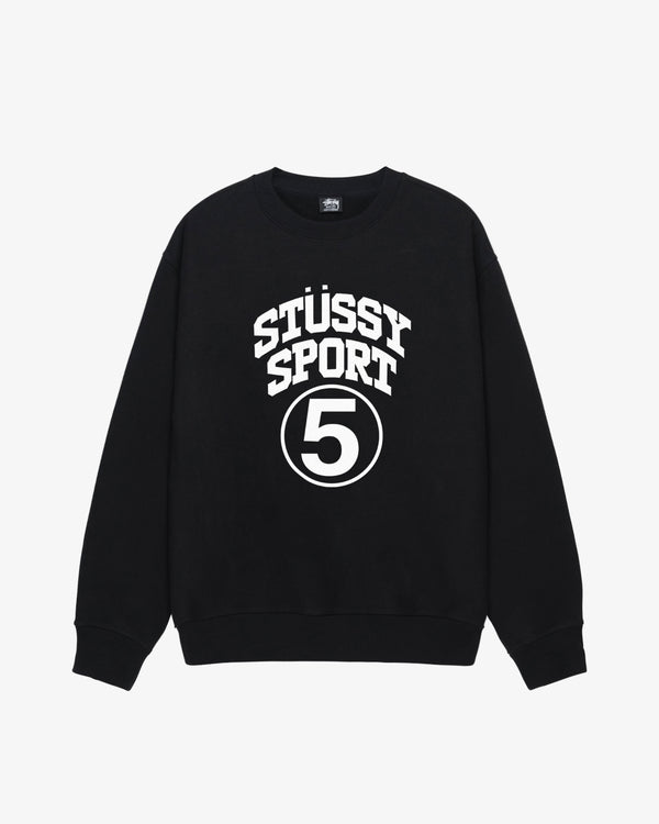 Stussy - Men's 5 Sport Crew - (Black)