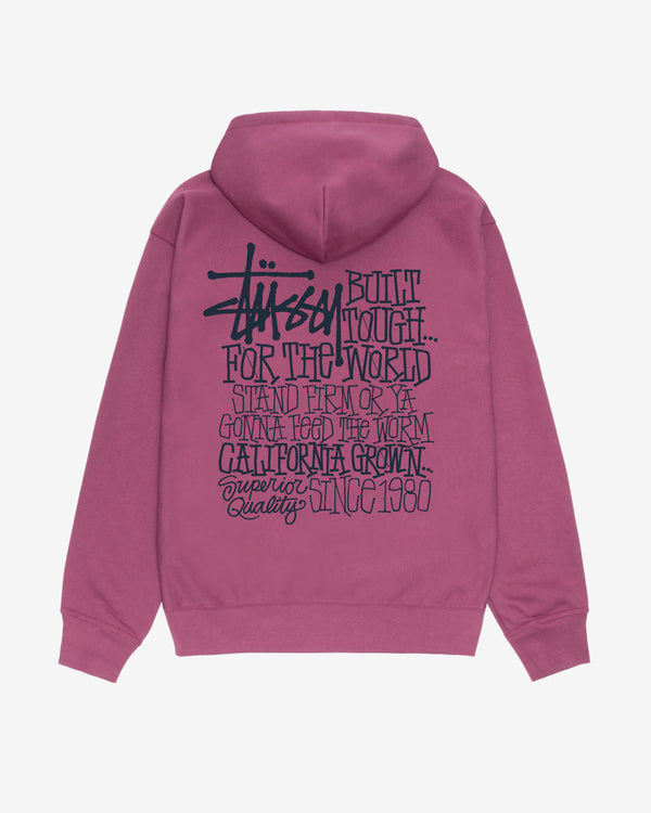 Stüssy - Men's California Grown Hood - (Berry)