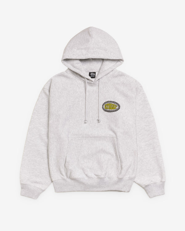 Stüssy - Men's Tile Oval Hood - (Ash Heather)