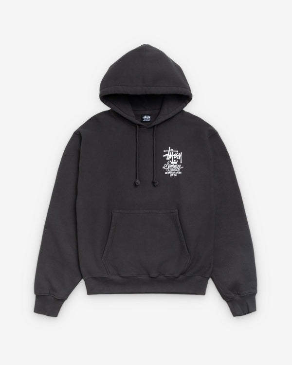 Stüssy - Men's Summer Classics Gar. Dyed Hood - (Faded Black)