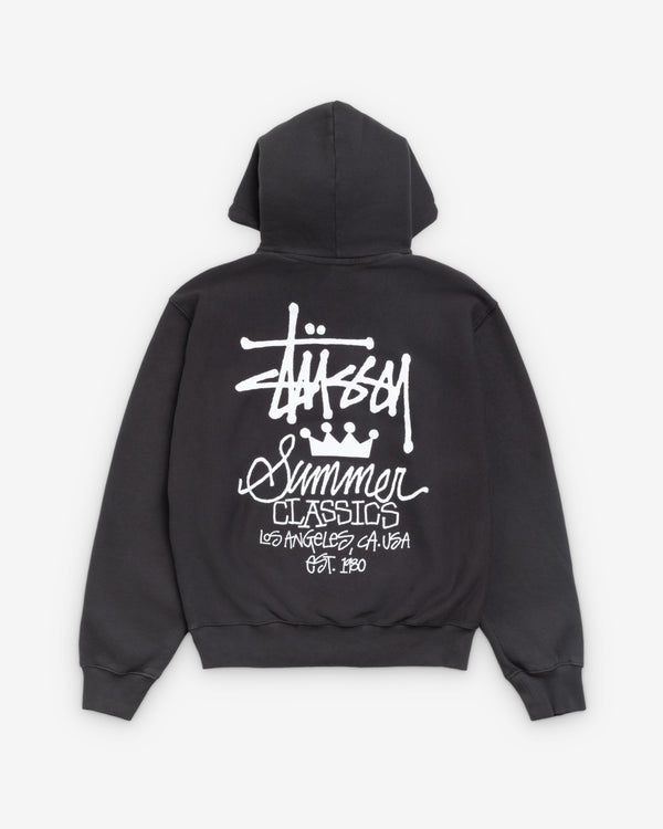 Stüssy - Men's Summer Classics Gar. Dyed Hood - (Faded Black)