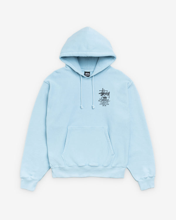 Stüssy - Men's Summer Classics Gar. Dyed Hood - (Sky Blue)