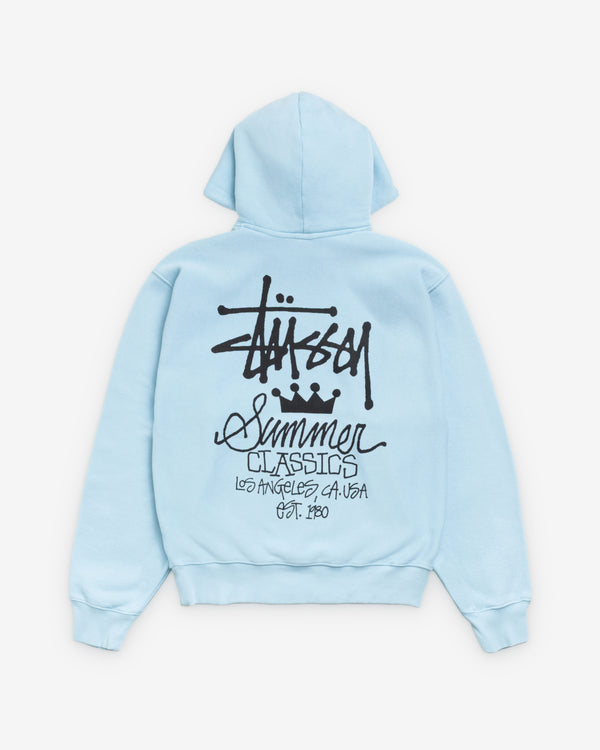 Stüssy - Men's Summer Classics Gar. Dyed Hood - (Sky Blue)