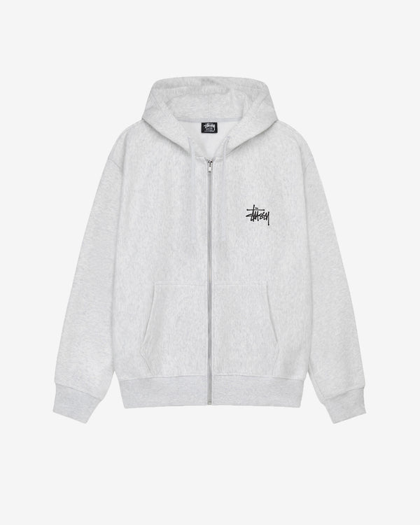 Stüssy - Men's Basic Stüssy Zip Hood - (Ash Heather)