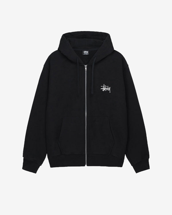 Stussy - Men's Basic Stussy Zip Hood - (Black)