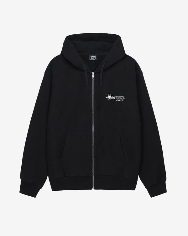 Stüssy - Men's Superior Quality Zip Hood - (Black)