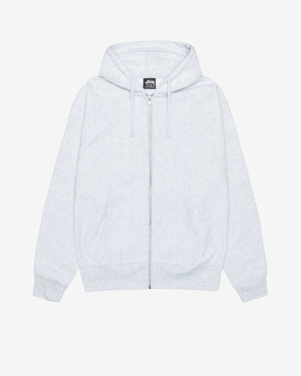 Stüssy - Men's Buana Stock Zip Hoodie - (Ash Heather)