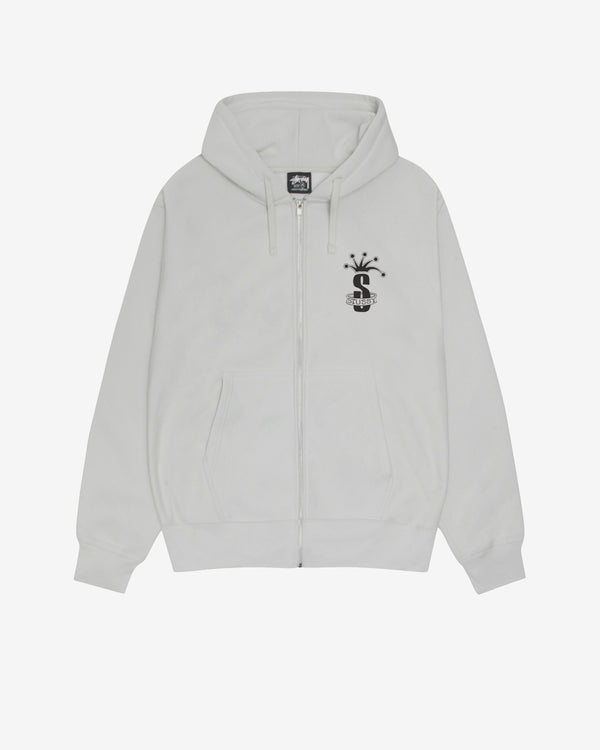 Stüssy - Men's Crown Band Zip Hood - (Fog)