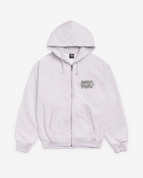 Stüssy - Champion Oval Zip Hood - (Ash Heather)