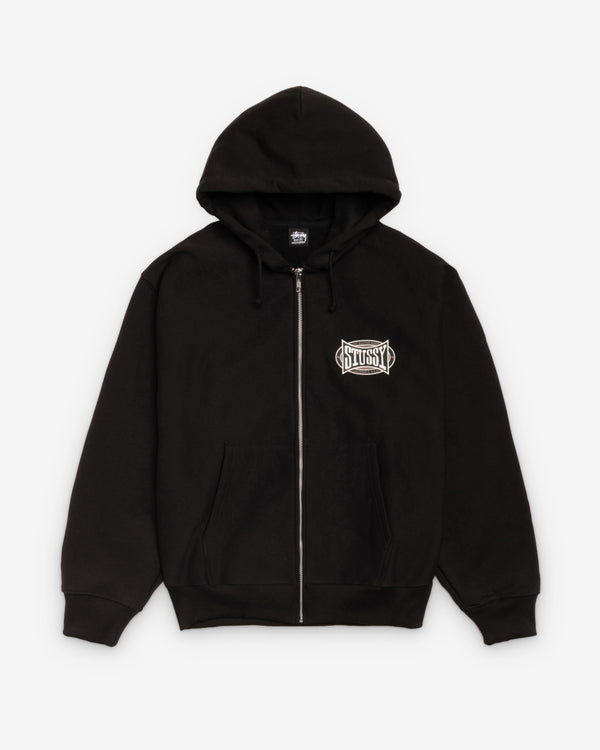 Stüssy - Champion Oval Zip Hood - (Black)