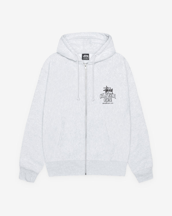 Stüssy - Men's Cali Grown Zip Hood - (Ash Heather)